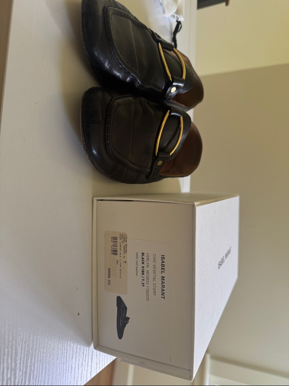Isabel Marant black Ferlyn loafers size 37 - Picture 4 of 6